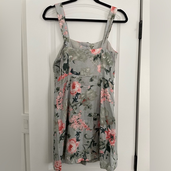 Mango floral linen dress size XS - Picture 3 of 3